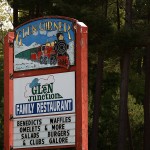 An image of the sign for the Glen Junction Family Restaurant in Glen, New Hampshire