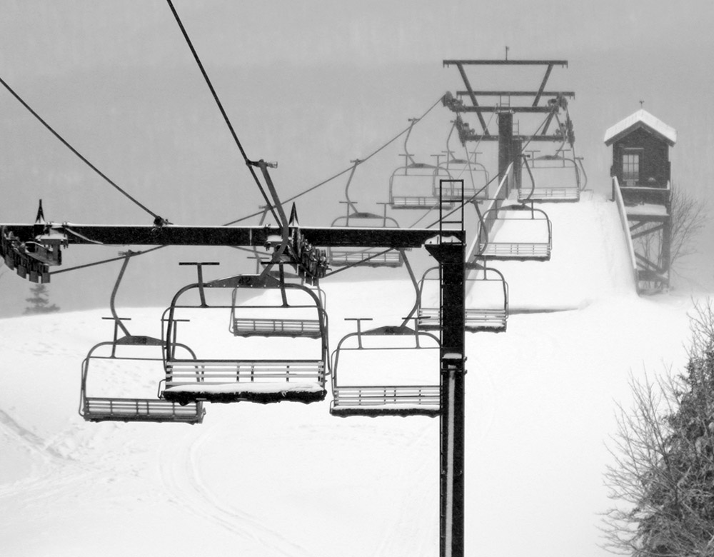 an image of the Timberline Lift at Bolton Valley Ski Resort in Vermont