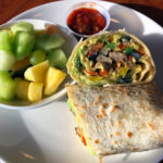 An image of a breakfast burrito from the Great Room Grill at Stowe Mountain Resort in Vermont
