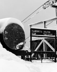 An image from the Wilderness Summit during a ski tour in early December at Bolton Valley Ski Resort in Vermont